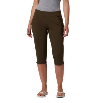 Columbia Anytime Casual Capri, Pantalones Verde Oliva Para Mujer | 857346-LHZ